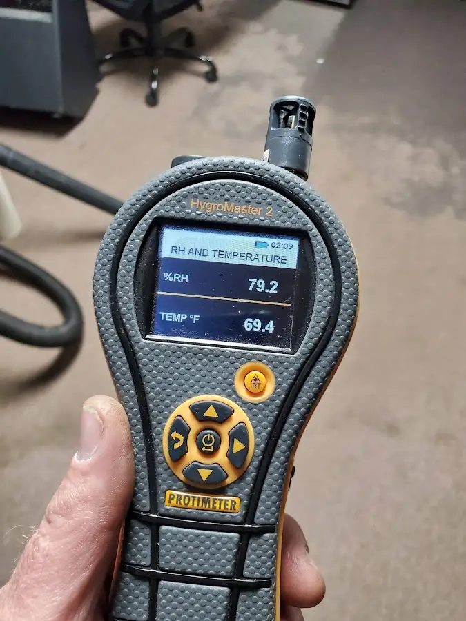 Moisture meter humidity assessment for Fire & Smoke Damage Restoration in Rosemount